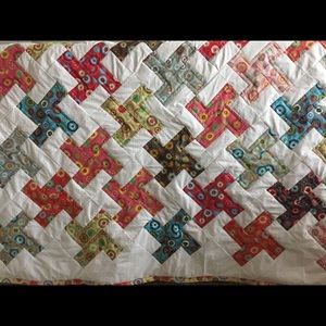 Handmade Throw Quilt